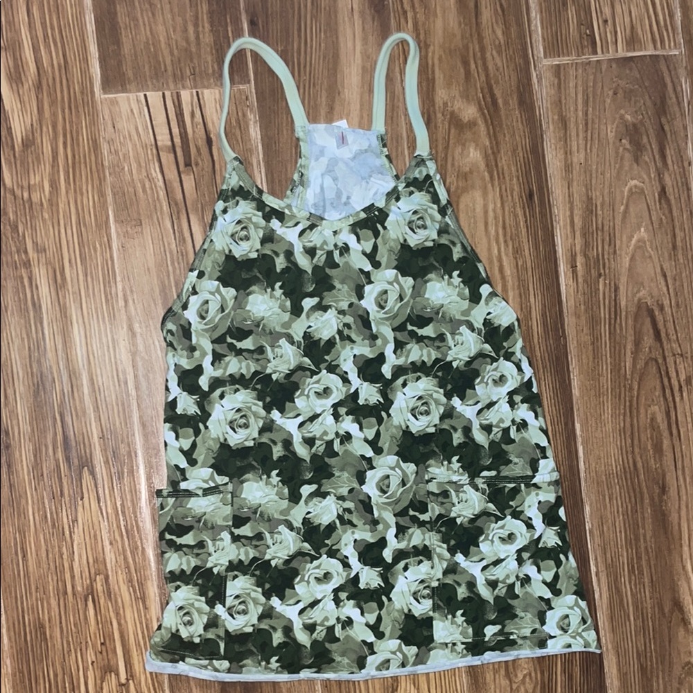 FP movement hotshot mini dress green floral